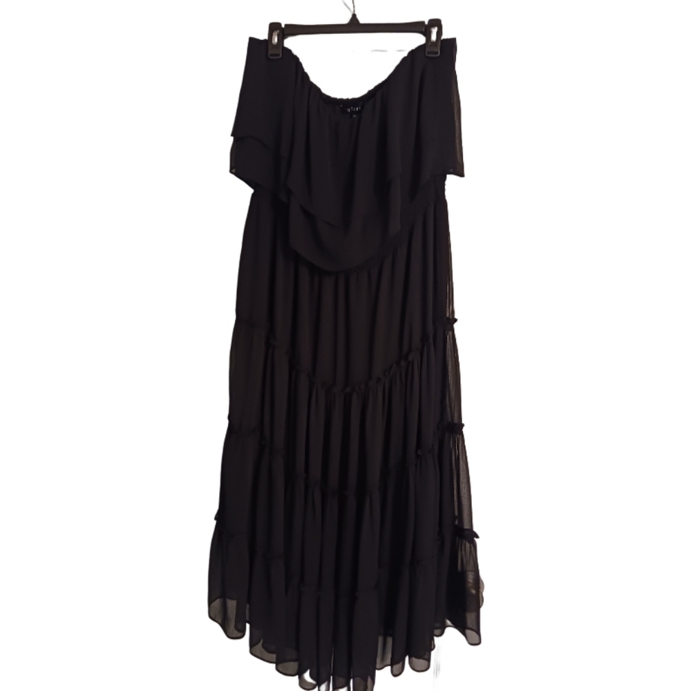 Layered Strapless Dress - Picture 2 of 3